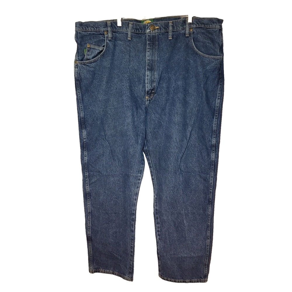 Cabela Blue Mid‎ Wash 5 Pocket Straight Leg Jean Size 46X32